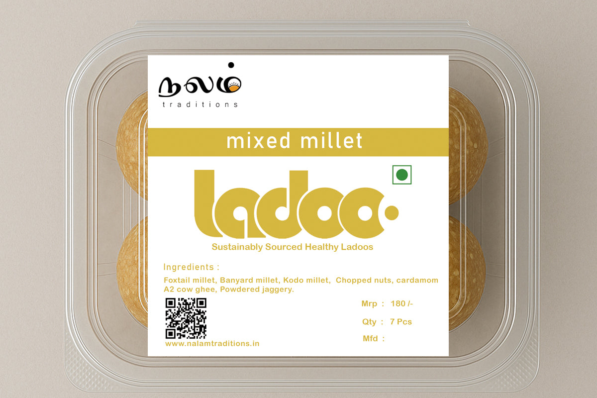 Mixed millet laddu