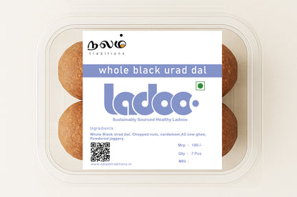 Whole urad dal laddu