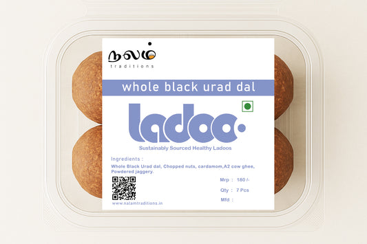 Whole urad dal laddu
